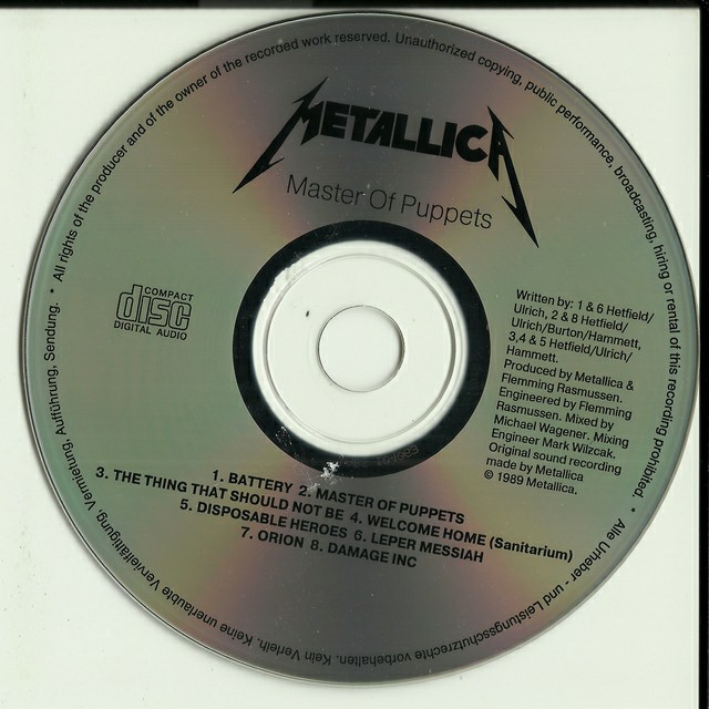 Металлика мастер. Кирк Хэмметт 1986. Metallica-Master of Puppets. (Eddie Munson).