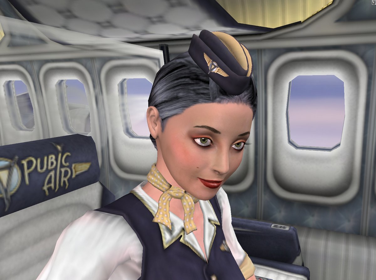Naughty stewardess 3D Porn Comic